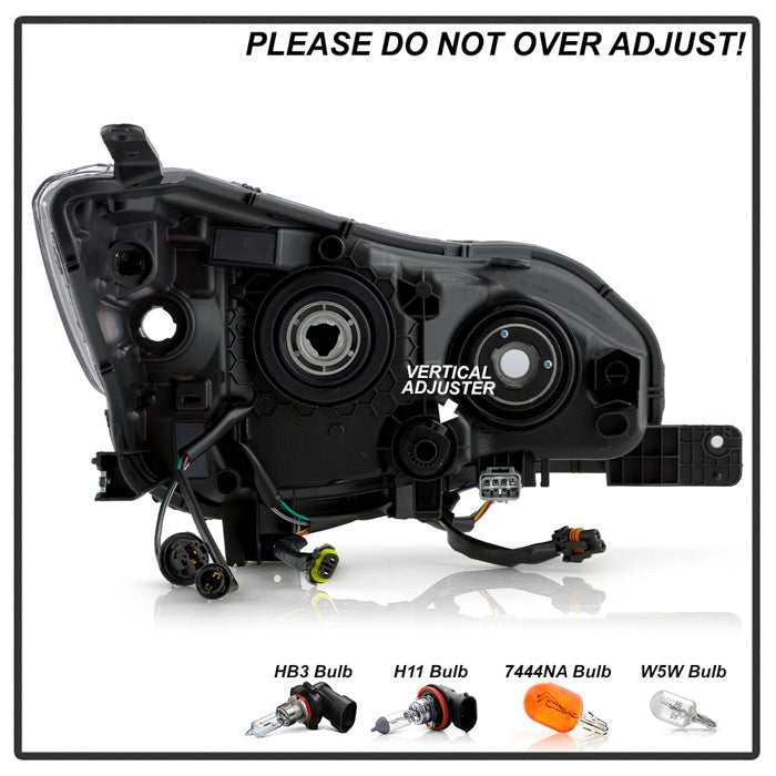 Akkon OE Style Halogen Headlights w/ Black Base 17-22 Impreza / 18-23 Crosstrek - HD-JH-SI17-AM-BK - Subimods.com