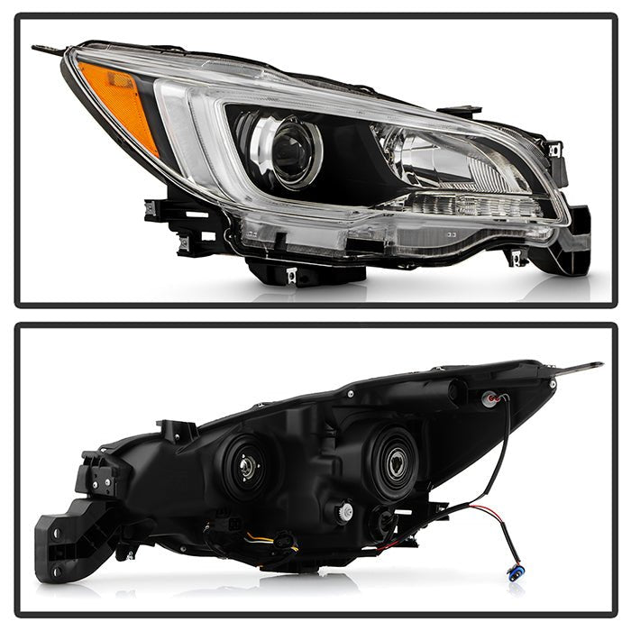 Akkon OE Style Headlights w/ Black Base 15-17 Legacy / 15-17 Outback - Halogen Models Only - HD-JH-SLEG15-OE-L+R - Subimods.com