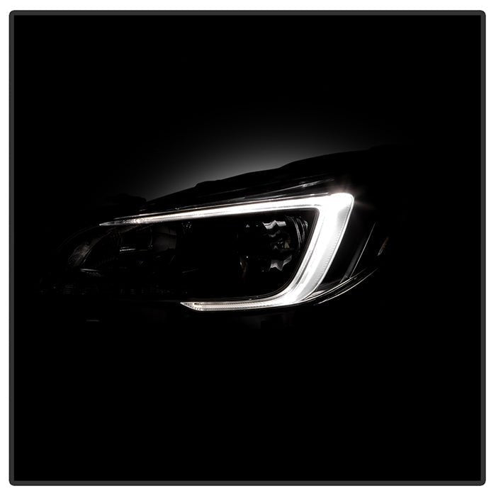 Akkon OE Style Headlights w/ Black Base 15-17 Legacy / 15-17 Outback - Halogen Models Only - HD-JH-SLEG15-OE-L+R - Subimods.com