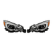 Akkon OE Style Headlights w/ Black Base 15-17 Legacy / 15-17 Outback - Halogen Models Only - HD-JH-SLEG15-OE-L+R - Subimods.com