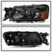 Akkon OE Style Headlights w/ Black Base 2003-2004 Forester - HD-JH-SF03-OE - Subimods.com