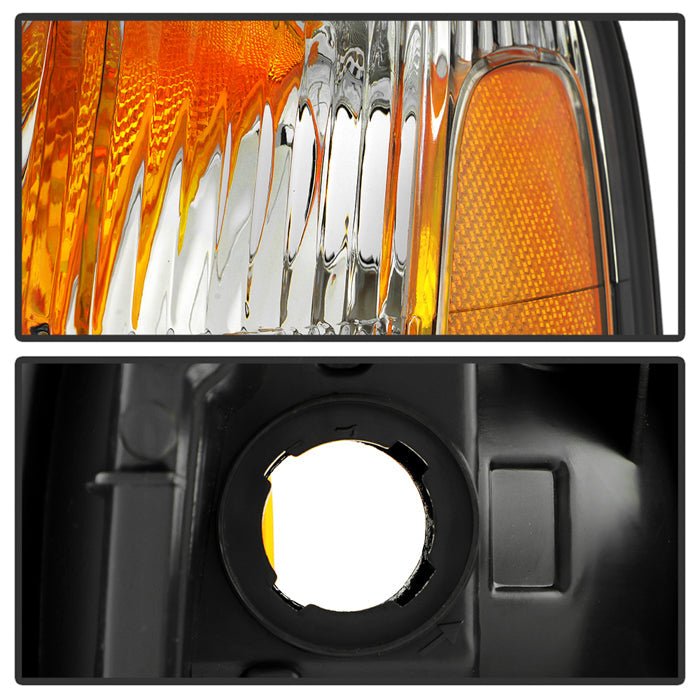 Akkon OE Style Headlights w/ Chrome Base 00-04 Legacy GT / 00-04 Outback / 03-06 Baja w/o Sport Package - HD-JH-SLEG00-C - Subimods.com