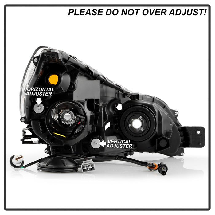 Akkon OE Style Headlights w/ Chrome Base 10-12 Legacy / 10-12 Outback - HD-JH-SLEG10-AM-C - Subimods.com
