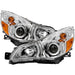 Akkon OE Style Headlights w/ Chrome Base 10-12 Legacy / 10-12 Outback - HD-JH-SLEG10-AM-C - Subimods.com