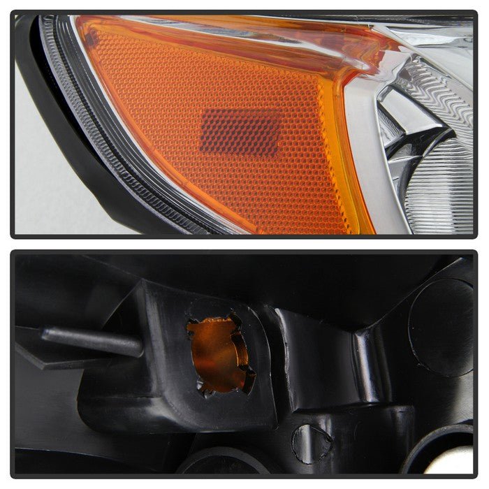 Akkon OE Style Headlights w/ Chrome Base 2009-2013 Forester Halogen Models Only - HD-JH-SF09-OE-L+R - Subimods.com