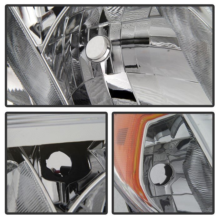 Akkon OE Style Headlights w/ Chrome Base 2009-2013 Forester Halogen Models Only - HD-JH-SF09-OE-L+R - Subimods.com
