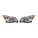 Akkon OE Style Headlights w/ Chrome Base 2014-2016 Forester Halogen Models Only - HD-JH-SF014-OE-L+R - Subimods.com