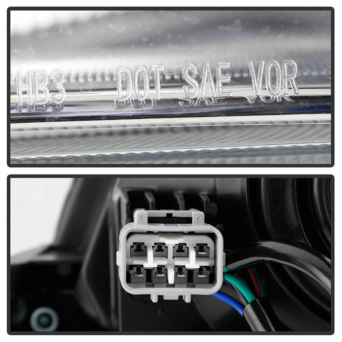 Akkon OE Style Headlights w/ Chrome Base 2014-2016 Forester Halogen Models Only - HD-JH-SF014-OE-L+R - Subimods.com