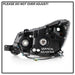 Akkon OE Style Headlights w/ Chrome Base 2014-2016 Forester Halogen Models Only - HD-JH-SF014-OE-L+R - Subimods.com