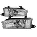 Akkon OE Style Headlights w/ Chrome Base 97-99 Legacy / 97-99 Outback - HD-JH-SLEG99-OE - Subimods.com