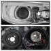 Akkon Projector Headlights w/ Chrome Base, DRL Light Bar & Switchback Turn Signal 08-14 WRX / 08-14 STI - Halogen Models Only - PRO-JH-SI08-LBDRL-C - Subimods.com