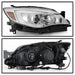 Akkon Projector Headlights w/ Chrome Base, DRL Light Bar & Switchback Turn Signal 08-14 WRX / 08-14 STI - Halogen Models Only - PRO-JH-SI08-LBDRL-C - Subimods.com