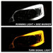 Akkon Projector Headlights w/ Chrome Base, DRL Light Bar & Switchback Turn Signal 08-14 WRX / 08-14 STI - Halogen Models Only - PRO-JH-SI08-LBDRL-C - Subimods.com
