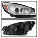 Akkon Projector Headlights w/ Chrome Base & Light Bar DRL 06-07 WRX / 06-07 STI - Halogen Models Only - PRO-JH-SWRX06-LB-C - Subimods.com