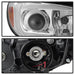 Akkon Projector Headlights w/ Chrome Base & Light Bar DRL 06-07 WRX / 06-07 STI - Halogen Models Only - PRO-JH-SWRX06-LB-C - Subimods.com