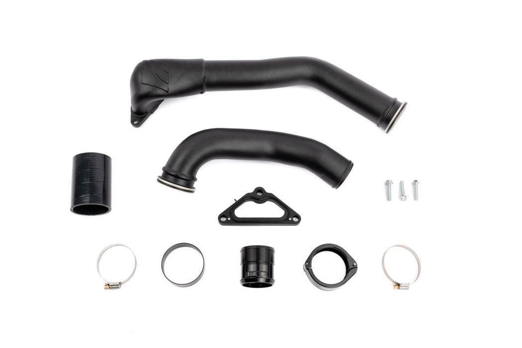 AMS Performance Charge Pipe Kit Black For Use W/ Aftermarket Top Mount 2022 - 2024 WRX / 2019 - 2024 Ascent / 2019 - 2025 Outback / 2020 - 2022 Legacy XT - AMS.50.09.0003 - 2 - Subimods.com