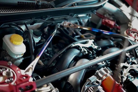 A'PEXi Titanium V - Bar Cowl Brace 2013 - 2025 BRZ / 2022 - 2025 GR86 / 2013 - 2016 FR - S / 2017 - 2020 GT86 - 254 - T005 - Subimods.com