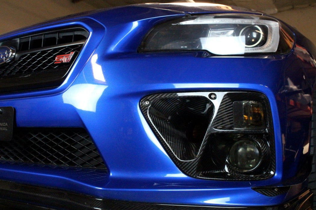 APR Performance Brake Cooling Kit w/ Carbon Fiber Bezels 2015 - 2017 STI - CF - 815658 - Subimods.com