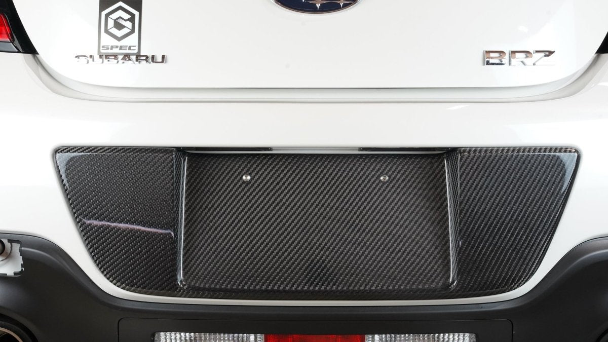 APR Performance Carbon Fiber License Plate Backing 2022 - 2024 BRZ / 2022 - 2024 GR86 - CBX - GRBRZLIC - Subimods.com
