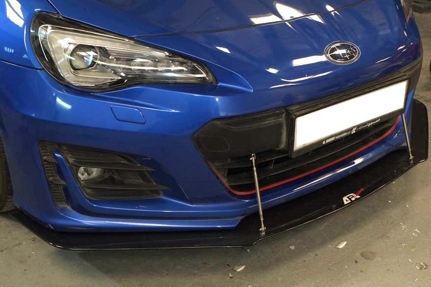 APR Performance Carbon Fiber Wind Splitter w/ Rods 2017 - 2021 BRZ - CW-827012 - Subimods.com