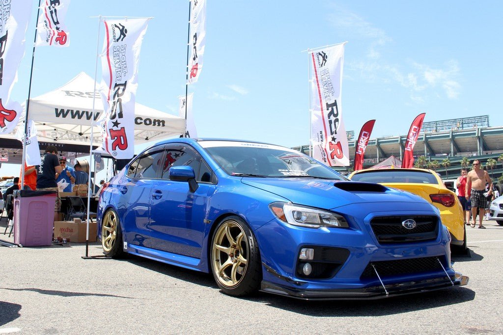 APR Performance Carbon Fiber Wind Splitter w/ Rods For Use w/ APR Airdam 2015 - 2017 WRX/STI - CW-801566 - Subimods.com