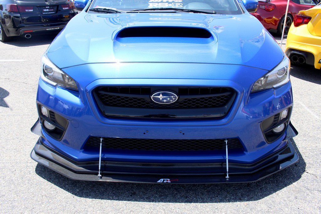 APR Performance Carbon Fiber Wind Splitter w/ Rods For Use w/ APR Airdam 2015 - 2017 WRX/STI - CW-801566 - Subimods.com