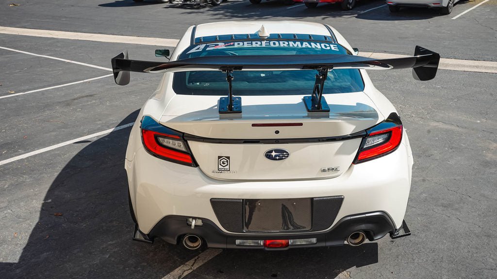 APR Performance GTC - 300 Carbon Fiber Rear Wing w/ Deck 67in 2022 - 2024 BRZ / 2022 - 2024 GR86 - AS - 106785 - Subimods.com