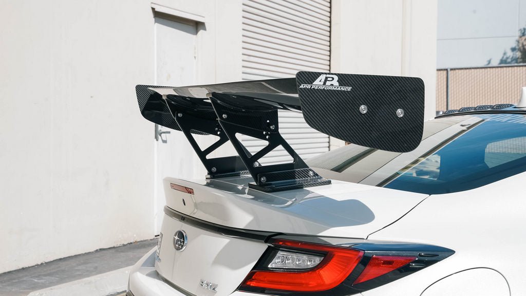 APR Performance GTC - 300 Carbon Fiber Rear Wing w/ Deck 67in 2022 - 2024 BRZ / 2022 - 2024 GR86 - AS - 106785 - Subimods.com
