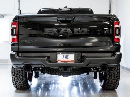 AWE 0FG Catback Exhaust w/ Diamond Black Tips 2021 - 2024 6.2L RAM TRX - 3015 - 33005 - Subimods.com