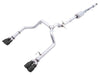 AWE 0FG Catback Split Rear Exit Exhaust (With Bumper Cutouts) w/ Diamond Black Tips 2019 - 2024 Chevrolet Silverado 1500 / 2019 - 2024 GMC Sierra 1500 - 3015 - 43202 - Subimods.com