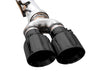 AWE 0FG Catback Split Rear Exit Exhaust (With Bumper Cutouts) w/ Diamond Black Tips 2019 - 2025 Chevrolet Silverado 1500 / 2019 - 2025 GMC Sierra 1500 - 3015 - 43204 - Subimods.com