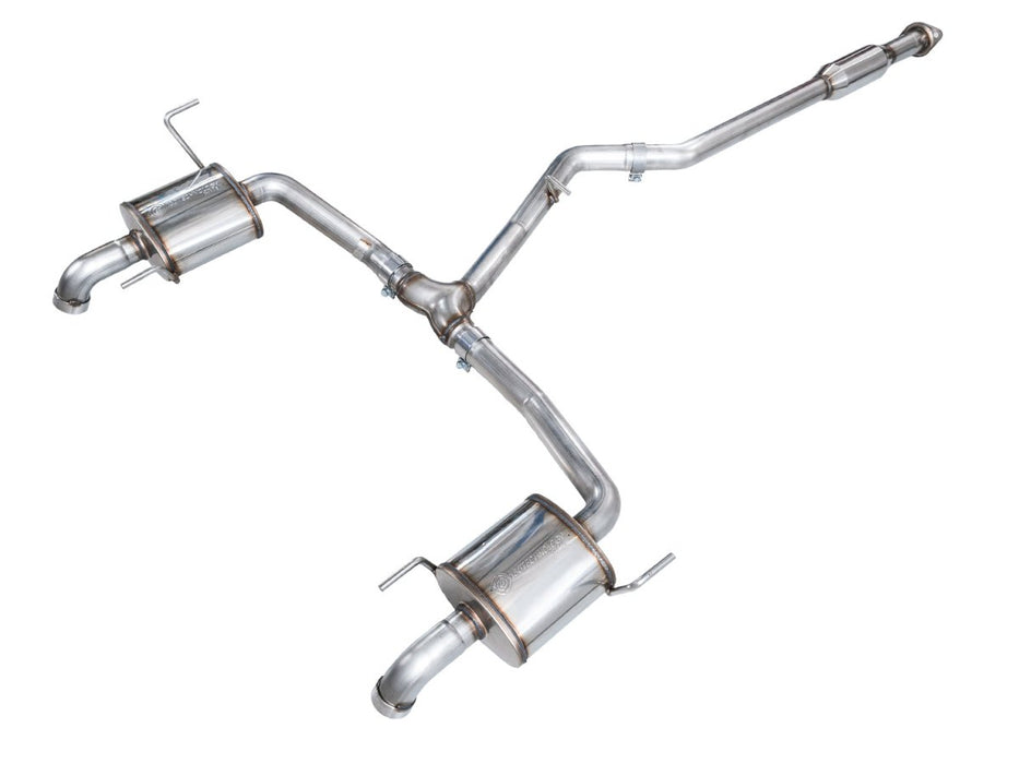 AWE 0FG Edition Catback Exhaust w/ Dual BashGuards 2020 - 2025 Outback XT / 2022 - 2025 Outback Wilderness - 3015 - 38246 - Subimods.com