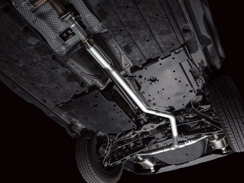 AWE 0FG Edition Catback Exhaust w/ Dual BashGuards 2020 - 2025 Outback XT / 2022 - 2025 Outback Wilderness - 3015 - 38246 - Subimods.com