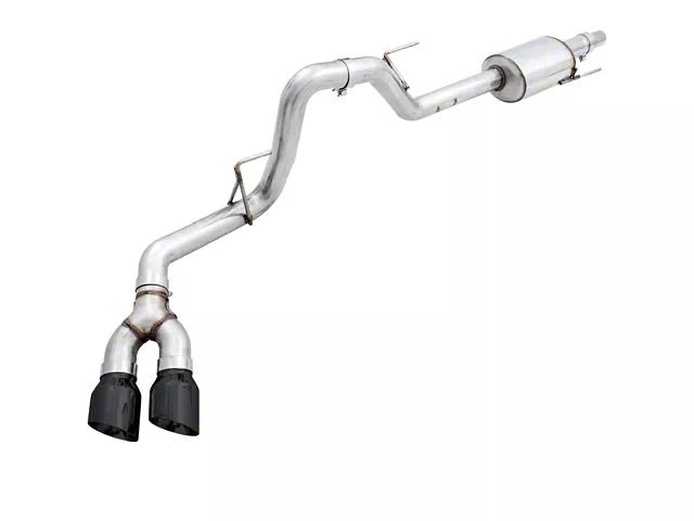 AWE 0FG Single Exit Catback Exhaust w/ Diamond Black Tips 2015 - 2020 Ford F - 150 - 3015 - 23058 - Subimods.com