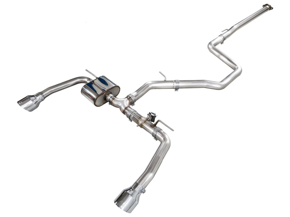 AWE SwitchPath Catback Exhaust Chrome Silver Tips 2022 - 2026 Elantra N - 3025-32237 - Subimods.com