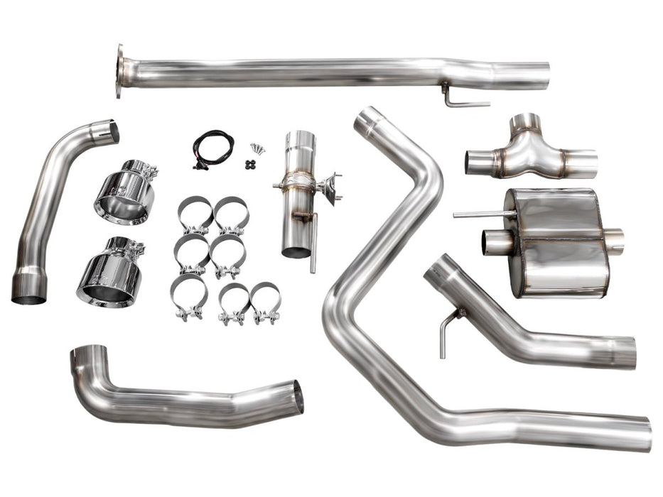 AWE SwitchPath Catback Exhaust Chrome Silver Tips 2022 - 2026 Elantra N - 3025-32237 - Subimods.com