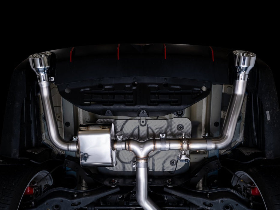 AWE SwitchPath Catback Exhaust Chrome Silver Tips 2022 - 2026 Elantra N - 3025-32237 - Subimods.com