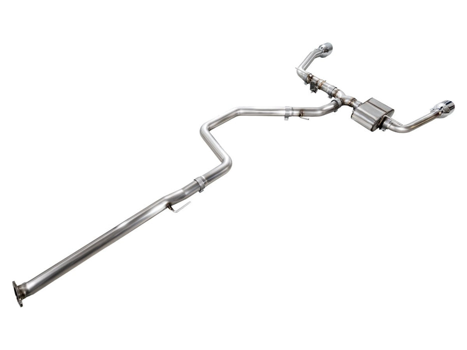 AWE SwitchPath Catback Exhaust Chrome Silver Tips 2022 - 2026 Elantra N - 3025-32237 - Subimods.com