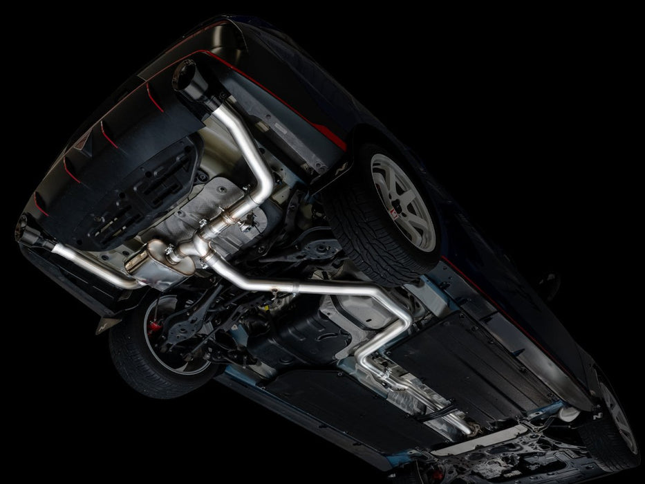 AWE SwitchPath Catback Exhaust Diamond Black Tips 2022 - 2026 Elantra N - 3025-33237 - Subimods.com