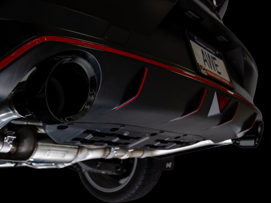 AWE SwitchPath Catback Exhaust Diamond Black Tips 2022 - 2026 Elantra N - 3025-33237 - Subimods.com