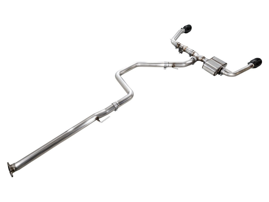 AWE SwitchPath Catback Exhaust Diamond Black Tips 2022 - 2026 Elantra N - 3025-33237 - Subimods.com