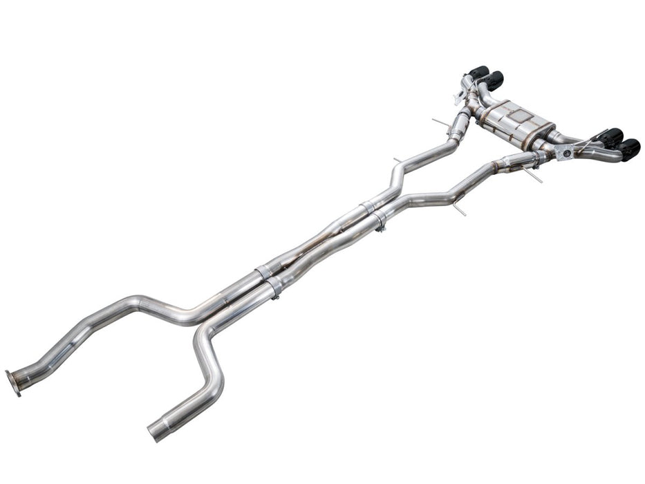AWE SwitchPath Catback Exhaust Diamond Black Tips 2022+ Cadillac CT5 - V Blackwing - 3025-43562 - Subimods.com