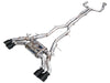 AWE SwitchPath Catback Exhaust Diamond Black Tips 2022+ Cadillac CT5 - V Blackwing - 3025-43562 - Subimods.com