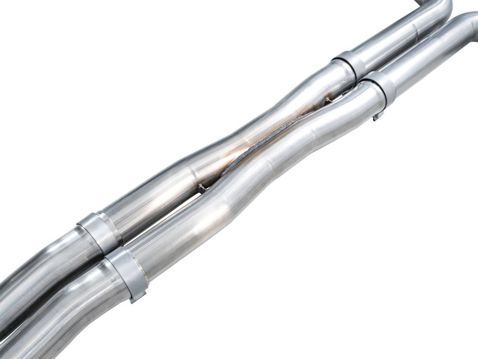 AWE SwitchPath Catback Exhaust Diamond Black Tips 2022+ Cadillac CT5 - V Blackwing - 3025-43562 - Subimods.com