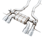 AWE SwitchPath Catback Exhaust w/ Chrome Silver Tips 2021 - 2025 BMW M3 / M4 - 3025 - 43480 - Subimods.com