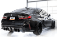 AWE SwitchPath Catback Exhaust w/ Diamond Black Tips 2021 - 2025 BMW M3 / M4 - 3025 - 42480 - Subimods.com