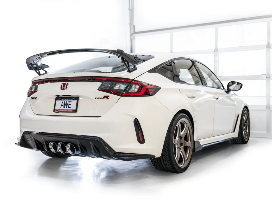 AWE Touring Edition Catback Exhaust w/ Chrome Silver Tips 2023-2024 Honda Civic Type R (FL5) - 3015-52287 - Subimods.com