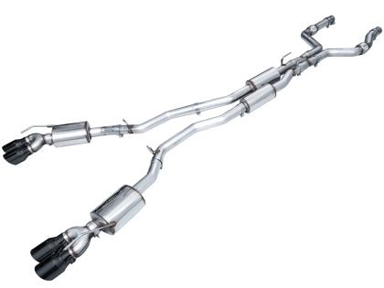 AWE Touring Edition Catback Exhaust w/ Diamond Black Tips 2020 - 2024 Ford Explorer / 2020 - 2025 Lincoln Aviator - 3015 - 43625 - Subimods.com