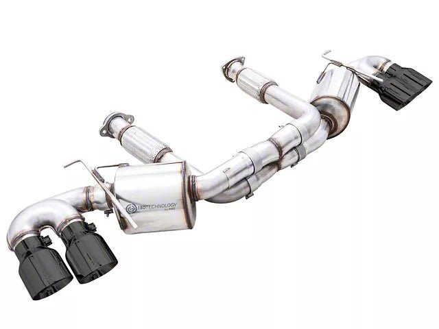 AWE Touring Edition Catback Exhaust w/ Diamond Black Tips 2020 - 2025 Chevrolet Corvette - 3015 - 43159 - Subimods.com