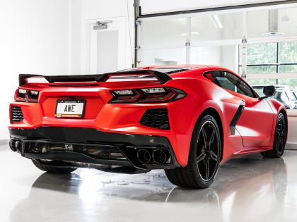 AWE Touring Edition Catback Exhaust w/ Diamond Black Tips 2020 - 2025 Chevrolet Corvette - 3015 - 43159 - Subimods.com